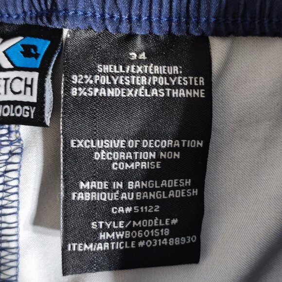 Tony Hawk board shorts men's size 34 navy blue and gold colour summer swim wear - Picture 7 of 12